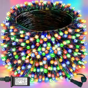 300LED Waterproof Multicolor Christmas String Lights 105FT