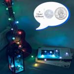 BEWIN Colorful Globe String Lights with Remote