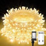 Suddus 200 LED Warm White Fairy Lights, 66 ft