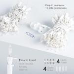 Hopolon 50-Count Clear Christmas Mini String Lights