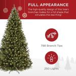6ft Pre-Lit Christmas Tree with 250 Lights