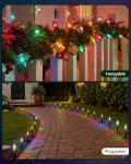 25.7 Feet C9 Multicolor Outdoor Christmas Path Lights
