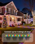 25.7 Feet C9 Multicolor Outdoor Christmas Path Lights