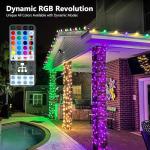 Color Changing Christmas Lights with Remote, 33ft