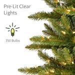 6.5 Foot Pre-Lit Slim Fraser Fir Christmas Tree