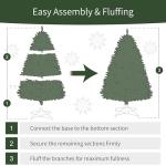 6.5 Foot Pre-Lit Slim Fraser Fir Christmas Tree