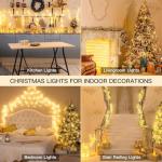 Suddus 33ft Warm White Remote String Lights