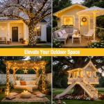 200 LED Warm White Christmas Lights - 66ft