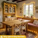 200 LED Warm White Christmas Lights - 66ft