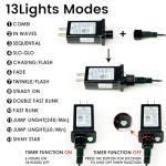 240LED 88Ft Connectable Christmas Lights with Timer