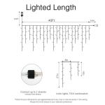 Brightown 40 FT LED Icicle Christmas Lights