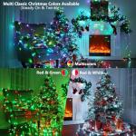 Color Changing Christmas Lights with Remote, 33ft