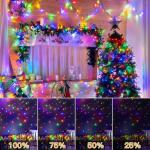 Ollny 500LED Colorful Christmas Tree Lights with Remote