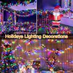 Ollny 500LED Colorful Christmas Tree Lights with Remote
