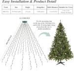 400 LED Christmas Tree String Lights with Remote