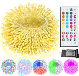 Color Changing 66FT Christmas String Lights with Remote