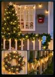 C9 Clear Outdoor Christmas String Lights, 25 Feet