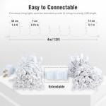 Hopolon 50 Count Clear Mini Christmas Lights Set