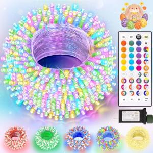 LitHome 66Ft Color Changing LED String Lights