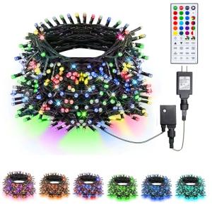 Color Changing Christmas String Lights with Remote