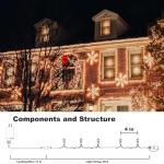 Color Changing Christmas String Lights with Remote