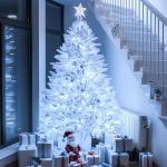 200 LED White Christmas String Lights, 66ft