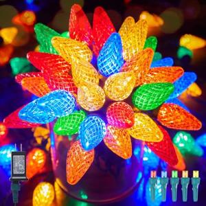 66 FT Multicolor C9 Christmas String Lights