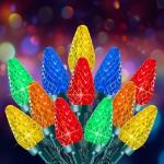 66 FT Multicolor C9 Christmas String Lights