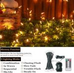 33ft Battery Operated LED Christmas String Lights
