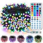 Color Changing Christmas Lights with Remote, 33ft