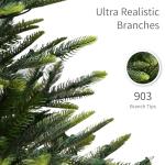 6.5 Foot Pre-Lit Aspen Fir Christmas Tree