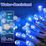 1000 LED Outdoor Christmas Lights - Waterproof, 8 Modes