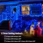 1000 LED Outdoor Christmas Lights - Waterproof, 8 Modes