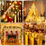 Minetom 39 FT LED Christmas String Lights, 100 Bulbs