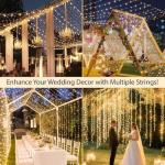 Suddus 200 LED Warm White Fairy Lights, 66 ft