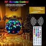 Multi-Color RGB Christmas String Lights with Remote