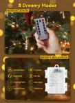 Battery Operated Fairy Lights with Remote - 33Ft