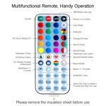 Color Changing Christmas Lights with Remote, 33ft