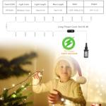 Multi-Color RGB Christmas String Lights with Remote