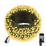 MGYIF 66FT 200 LED Christmas Light, Twinkle Xmas Lights with 8 Modes and Timer, Outdoor Waterproof Christmas Tree Lights for Room Bedroom Wedding Party Holiday Decorations, Warm White