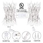 Minetom 100 Count Mini Clear Christmas Lights