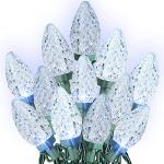 Dazzle Bright C9 Waterproof LED Christmas Lights