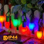 Brightown Multicolor C9 LED Christmas Bulbs, 25 Pack