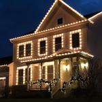 C9 Warm White LED Christmas Lights, 66 FT