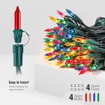Hopolon 13ft Multicolor Christmas Lights - 2 Pack
