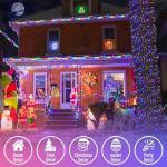 200 LED Multicolor Christmas Tree Lights, 66ft