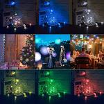 BEWIN Colorful Globe String Lights with Remote
