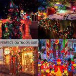 Hopolon 13ft Multicolor Christmas Lights - 2 Pack