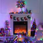 200 LED Multicolor Christmas Tree Lights, 66ft