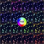 BEWIN Colorful Globe String Lights with Remote